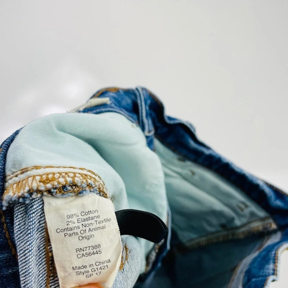 Madewell 9"‎ High-Rise Skinny Crop Jeans in Bruce Wash Size 27 - Picture 12 of 12